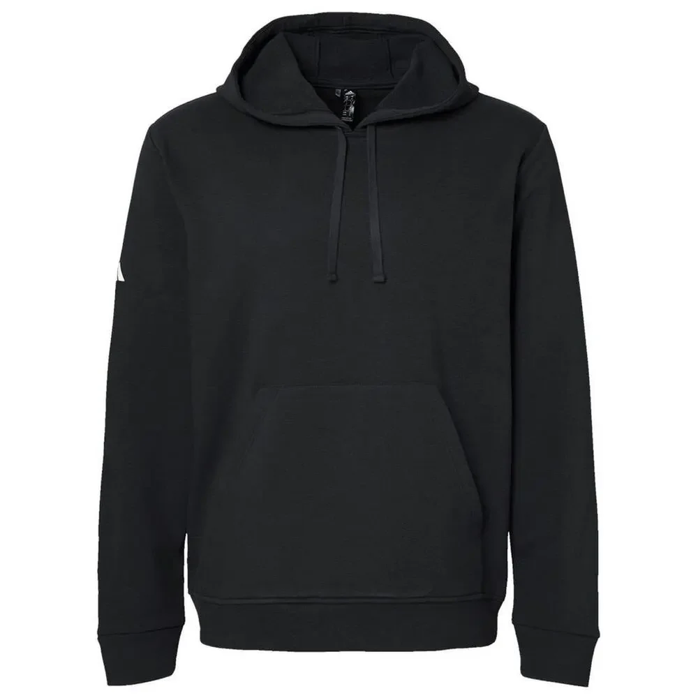 Adidas Men's Black Fleece Hooded Sweatshirt - S